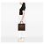 Louis Vuitton Brown Damier Ebene Venice Sac Plat Marrom - vista 6
