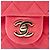 Chanel Pink Mini Square Classic Velvet Pearl Crush Single Flap Rosa - vista 5