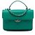 Chanel Green Small Quilted Caviar CC Box Flap Verde