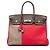 Hermès Pink Tricolor Clemence and Swift Birkin Cascade Retourne 35 Rosa