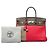 Hermès Pink Tricolor Clemence and Swift Birkin Cascade Retourne 35 Rosa - vista 6
