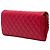 Chanel Red Classic Lambskin East West Wallet on Chain Rot - Ansicht 2