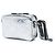 Borsa a tracolla Brique in pelle Spazzolato goffrata metallizzata argento Prada - vista 2