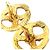 Orecchini a clip rotondi placcati oro Chanel Gold CC D'oro - vista 7