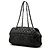 Bolsa Bowling Chanel Chic Quilt em couro de bezerro iridescente matelassê preto - vista 2