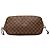 Louis Vuitton Brown Damier Ebene Neverfull MM Castaño - vista 3