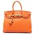 Hermès Orange Togo Birkin Retourne 35