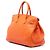 Hermès Orange Togo Birkin Retourne 35 - Ansicht 2