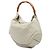 Borsa Gucci White Guccissima Bamboo Peggy Satchel Bianco - vista 2