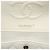 Chanel White Medium Classic Caviar Double Flap Bianco Bianco sporco - vista 5