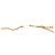 Louis Vuitton Gold Plated Essential V Halskette Gold Golden - Ansicht 4