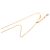Louis Vuitton Gold Plated Essential V Halskette Gold Golden - Ansicht 6