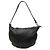 Sac hobo demi-lune Gucci en cuir de veau noir