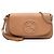Gucci Soho Chain Flap Crossbody in pelle di vitello marrone Medium Carne
