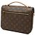 Louis Vuitton Brown Monogram Pochette Metis Marrom - vista 2