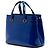 Borsa Satchel Gucci Blue Patent Bright Bit - vista 2
