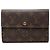 Portefeuille Louis Vuitton Brown Monogram Porte Tresor Etui Papiers Marron