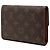 Portefeuille Louis Vuitton Brown Monogram Porte Tresor Etui Papiers Marron - vue 2
