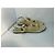 Gucci Metallic Leder Thong Sandalen Golden - Ansicht 3
