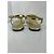 Gucci Metallic Leder Thong Sandalen Golden - Ansicht 7