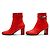 Hermès BOTINES HERMES SAINT GERMAIN HEBILLA KELLY H182102Z 38 EN CUERO ROJO BOOTS - vista 2