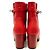 Hermès BOTINES HERMES SAINT GERMAIN HEBILLA KELLY H182102Z 38 EN CUERO ROJO BOOTS - vista 5