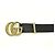 GUCCI DOUBLE G SPITZEN-GÜRTEL 524105 T90 SCHWARZES LEDER BELT - Ansicht 5