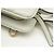 FENDI PSIDE DOWN FF LEATHER HANDBAG 8BT305 SHOULDER STRAP OR BELT Grey - view 10