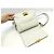 FENDI PSIDE DOWN FF LEATHER HANDBAG 8BT305 SHOULDER STRAP OR BELT Grey - view 12