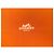Hermès HERMES LOSANGE MINI SILK SCARF PLAIN ORANGE PATTERN 100X45 CM SILK SCARF - view 4