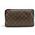POCHETTE LOUIS VUITTON TROUSSE TOILETTE 28 GM M43383 TOILE MONOGRAM CLUTCH Marrone