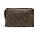 VINTAGE POCHETTE LOUIS VUITTON TROUSSE TOILETTE 23 M47524 MONOGRAM CLUTCH Marrone