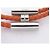 Hermès NEUES HERMES TOURNIS ARMBAND H068406FP PALLADIUM ORANGES FLECHTLEDER BANGLE - Ansicht 10