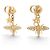 Abeille NEUE DIOR HÄNGENDE OHRRINGE CD LOGO STERN BIENE GOLD OHRRINGE Golden - Ansicht 2