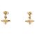 Abeille NEUE DIOR HÄNGENDE OHRRINGE CD LOGO STERN BIENE GOLD OHRRINGE Golden - Ansicht 3