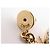 Abeille NEUE DIOR HÄNGENDE OHRRINGE CD LOGO STERN BIENE GOLD OHRRINGE Golden - Ansicht 5