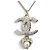 COLLANA CHANEL PENDENTE LOGO CC CUORE STELLA 2019 IN METALLO DORATO D'oro - vista 3