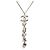 COLLANA CHANEL PENDENTE LOGO CC CUORE STELLA 2019 IN METALLO DORATO D'oro - vista 4