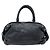BORSA A MANO CHANEL BOSTON BOWLING IN PELLE GRANA NERA MATELASSÉ LOGO CC BAG Nero