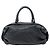 BORSA A MANO CHANEL BOSTON BOWLING IN PELLE GRANA NERA MATELASSÉ LOGO CC BAG Nero - vista 2