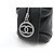 BORSA A MANO CHANEL BOSTON BOWLING IN PELLE GRANA NERA MATELASSÉ LOGO CC BAG Nero - vista 7