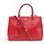NUOVA BORSA A MANO PRADA GALLERIA GM BN2274 PELLE SAFFIANO ROSSA TRACOLLA Rosso