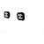 NUEVOS PENDIENTES CHANEL ABB356 DE BOTÓN LOGO CC STRASS + CAJA EARRINGS Negro - vista 2