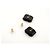 NUEVOS PENDIENTES CHANEL ABB356 DE BOTÓN LOGO CC STRASS + CAJA EARRINGS Negro - vista 5