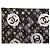 NEUES CHANEL QUADRATISCHES TUCH AA9367 CC LOGO AUS SEIDE SCHWARZ & GRAU 90 CM SCARF - Ansicht 2