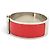 Hermès BRACCIALE HERMES CLIC CLAC H LARGE T17.5 GM IN SMALTO ROSSO CORALLO PALLADIO - vista 3