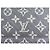 NEUER LOUIS VUITTON CARRE STUDY DENIM MONOGRAM 90 CM SEIDENTUCH BLAU - Ansicht 7
