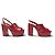 NEU CHANEL SCHUHE ROTES LACKLEDER ABSATZSANDALEN 38.5 BOX SHOE - Ansicht 3