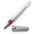 PENNA STILO MONTBLANC M RED SIGNATURE 11362 ACCIAIO SPAZZOLATO NUOVA Argento