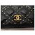 NEUE CHANEL A70630 GELDBÖRSE AUS SCHWAREM STEPPLEDER MIT NIETEN CC LOGO Schwarz - Ansicht 5